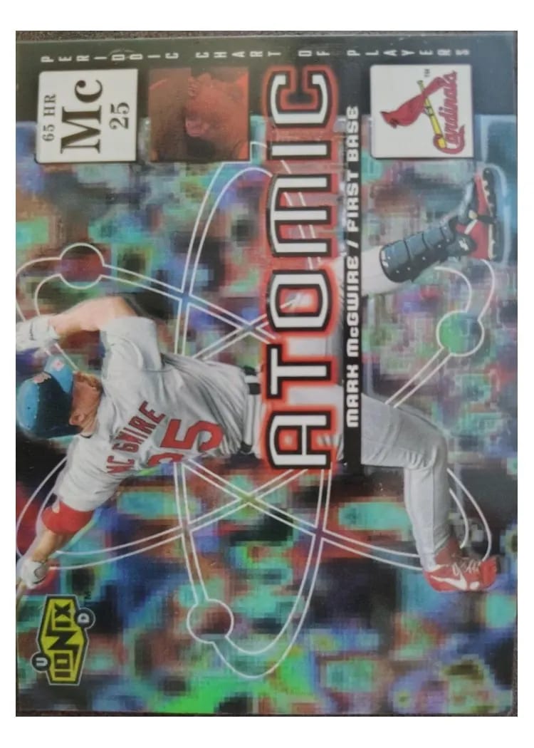 2000 Upper Deck Ionix Atomic Mark McGwire #A2 card