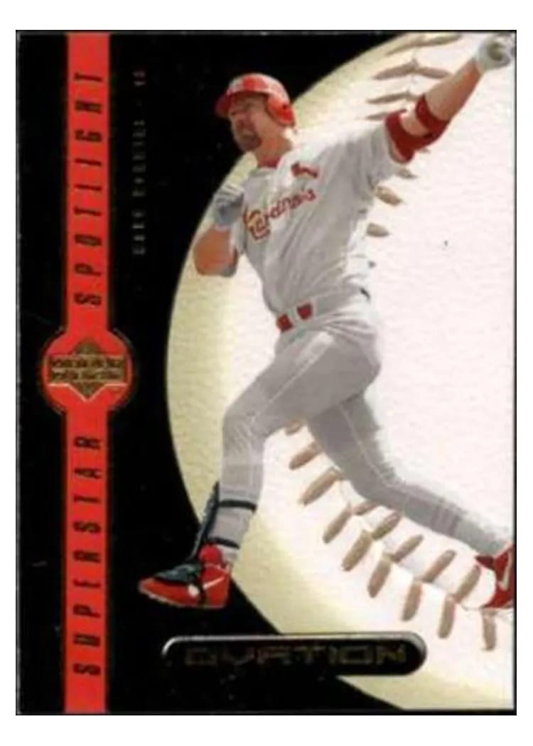 2000 Upper Deck Ovation Mark McGwire #82 card