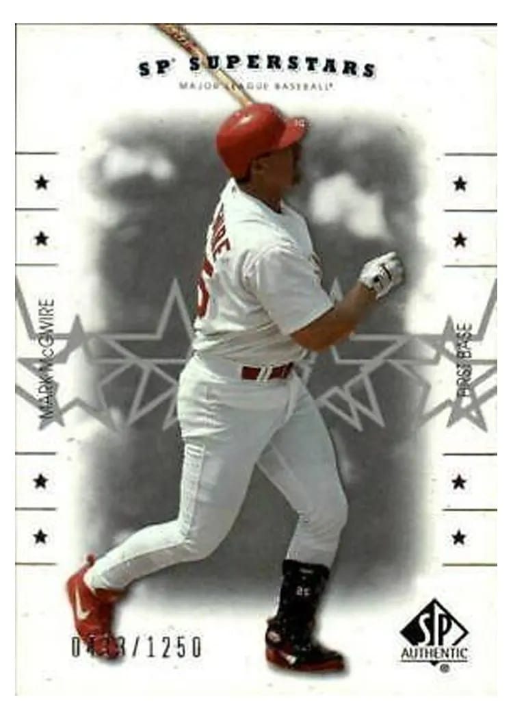 2001 SP Authentic Mark McGwire #137 card