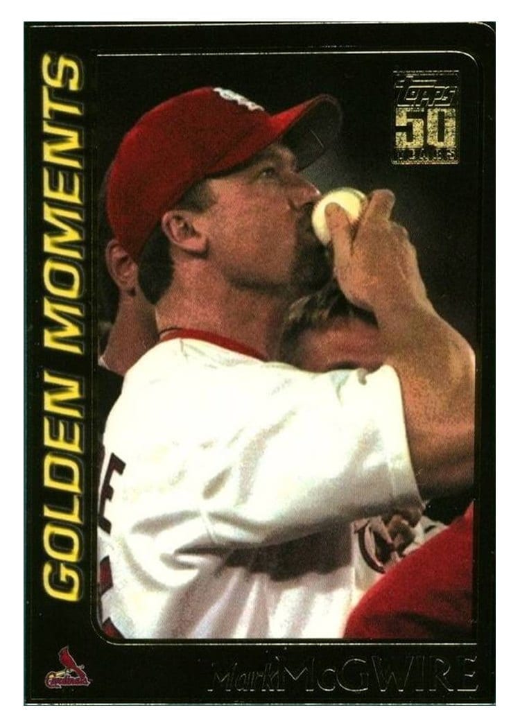2001 Topps Base Set Mark McGwire #377 card