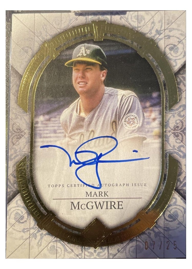 2024 Topps Transcendent Collection Autographs Mark McGwire #TCA-MM card