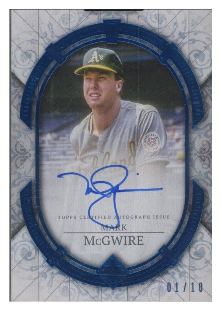 2024 Topps Transcendent Collection Autographs Mark McGwire #TCA-MMC card