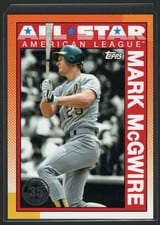2025 Topps 1990 Topps All-Star Baseball Mark McGwire #90AS-25 card
