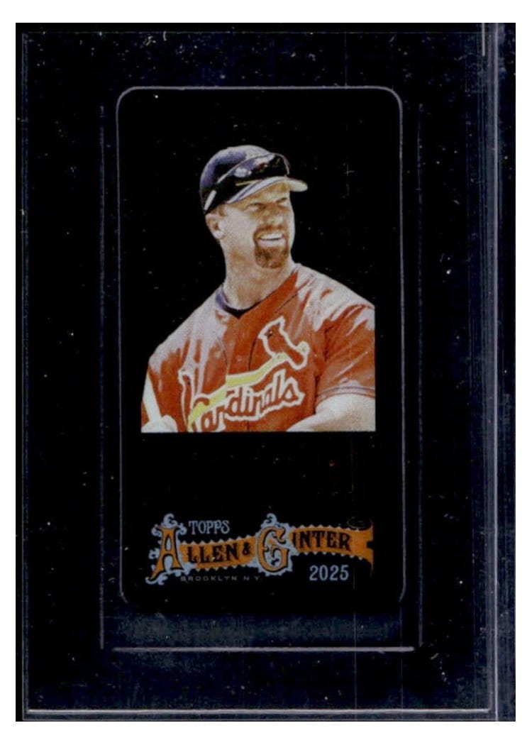 2025 Topps Allen and Ginter Mark McGwire #2 card