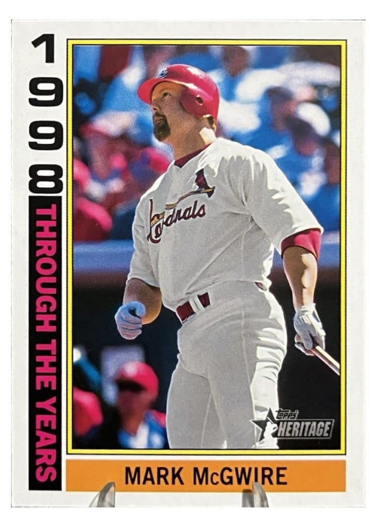 2025 Topps Heritage Through the Years Mark McGwire #TTY-13 card