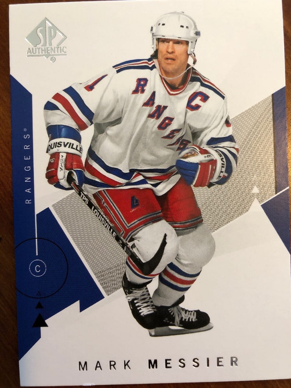 2018 SP Authentic Mark Messier #100 card