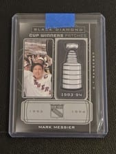 2021-22 Upper Deck Black Diamond Cup Winners Patches Mark Messier #CW-MM card
