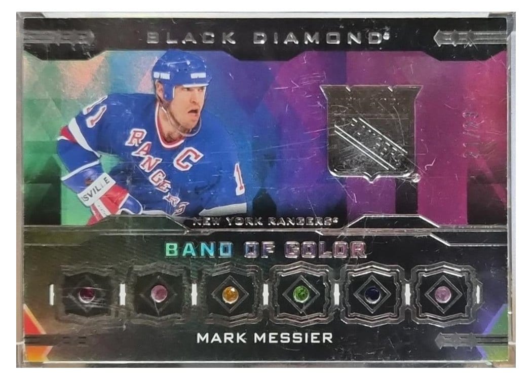 2025-26 Upper Deck Black Diamond Gemography Auto Mark Messier #G-MM card