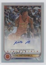 2022 Topps Chrome McDonald's All American Topps Chrome Autographs Mark Mitchell #CA-MM card
