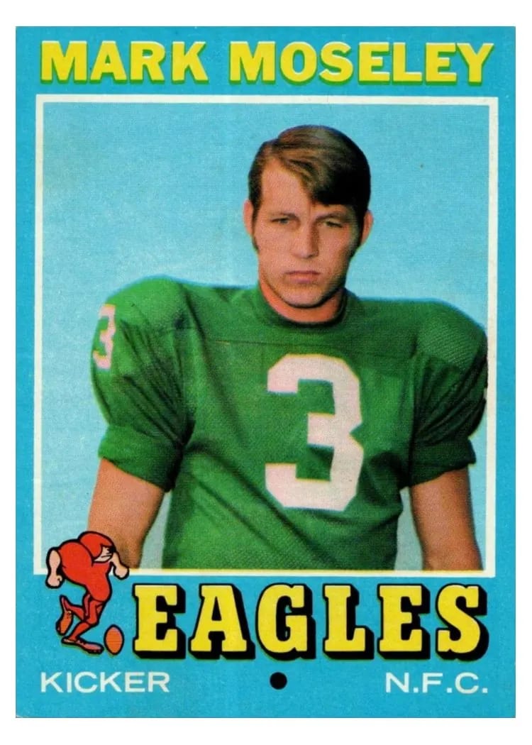 1971 Topps Mark Moseley #257 card