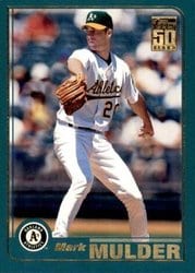 2001 Topps Base Set Mark Mulder #321 card