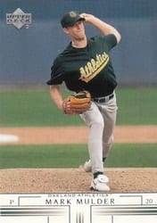 2002 Upper Deck Base Set Mark Mulder #65 card