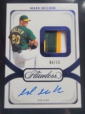 2024 Panini Flawless Prime Patch Autographs (Vertical) Mark Mulder #PPV-MM card
