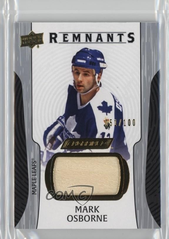 2024-25 Upper Deck Engrained Icons Remnants Mark Osborne #R-MO card