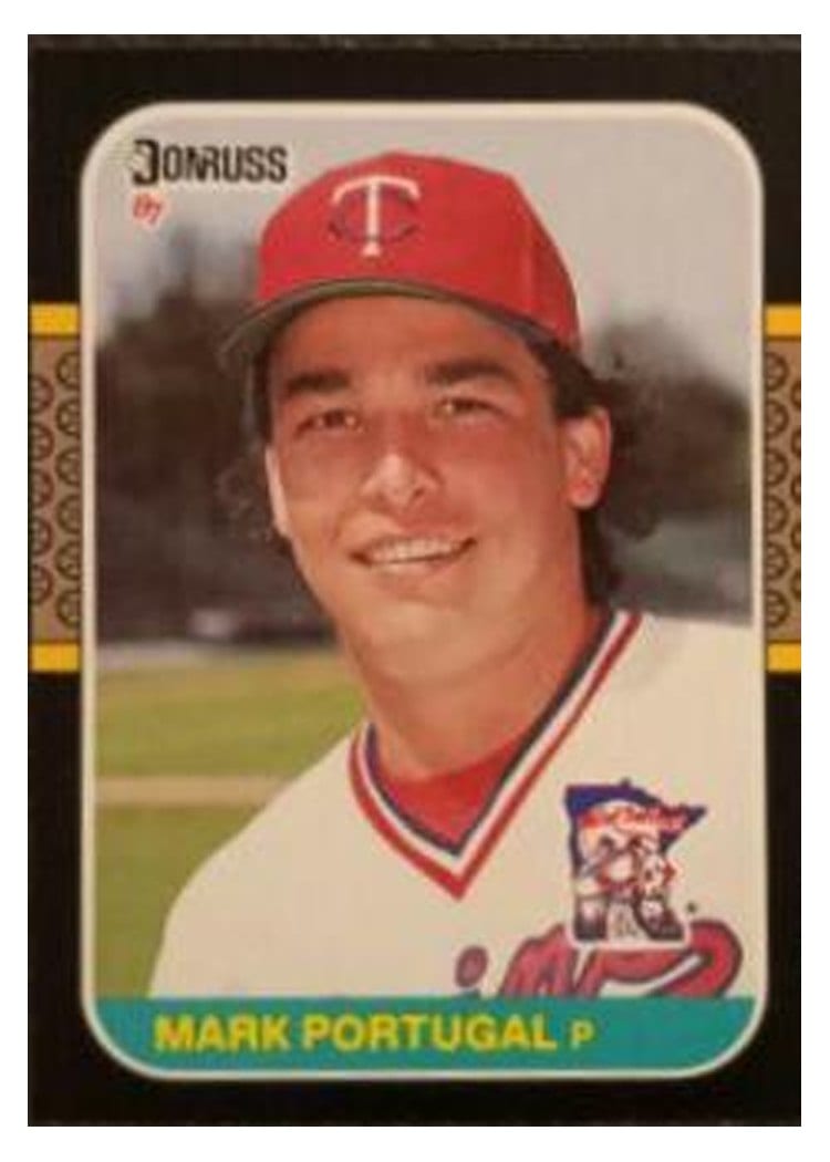 1987 Donruss Mark Portugal #566 card
