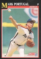 1991 Score Base Set Mark Portugal #319 card