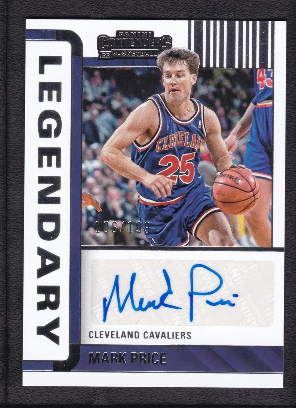 2022-23 Panini Contenders Legendary Contenders Autographs Mark Price #LC-MPC card