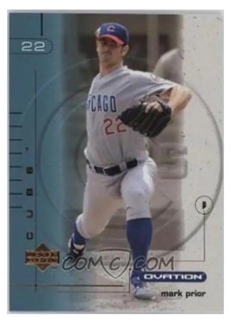 2002 Upper Deck Ovation mark prior #125 card