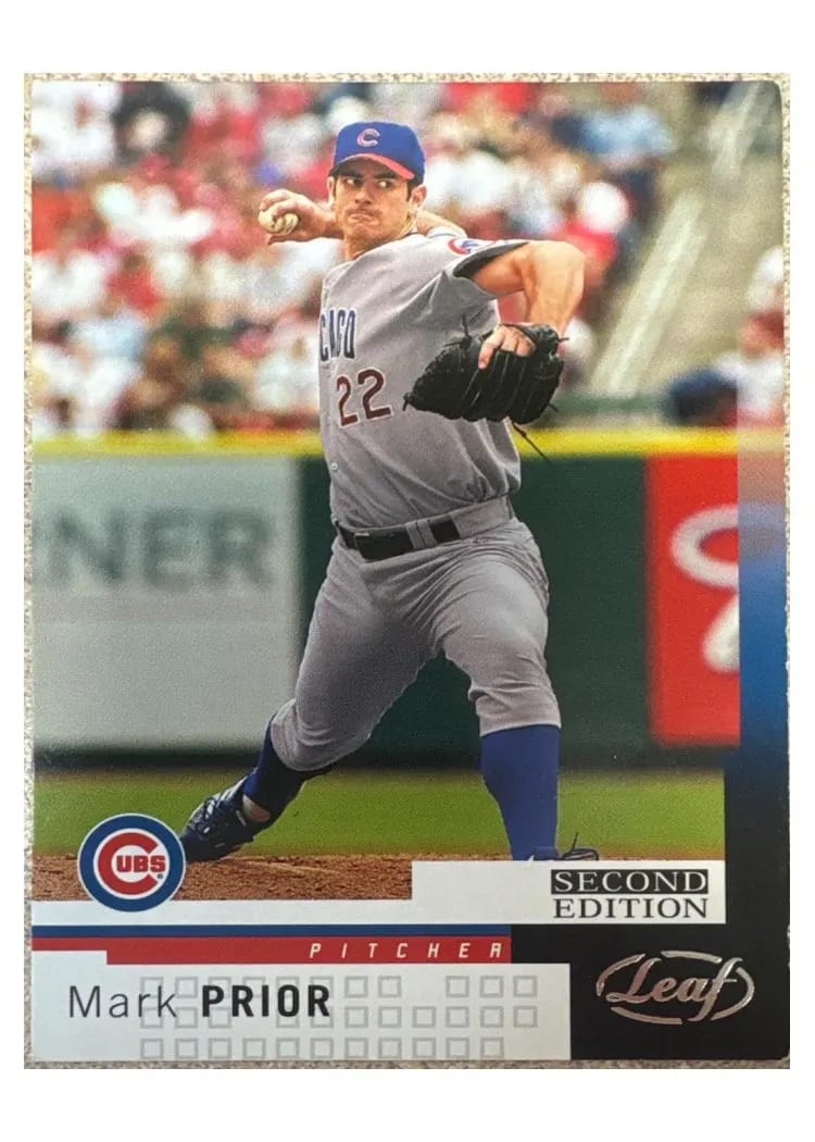 2003 Leaf Mark Prior #117 card