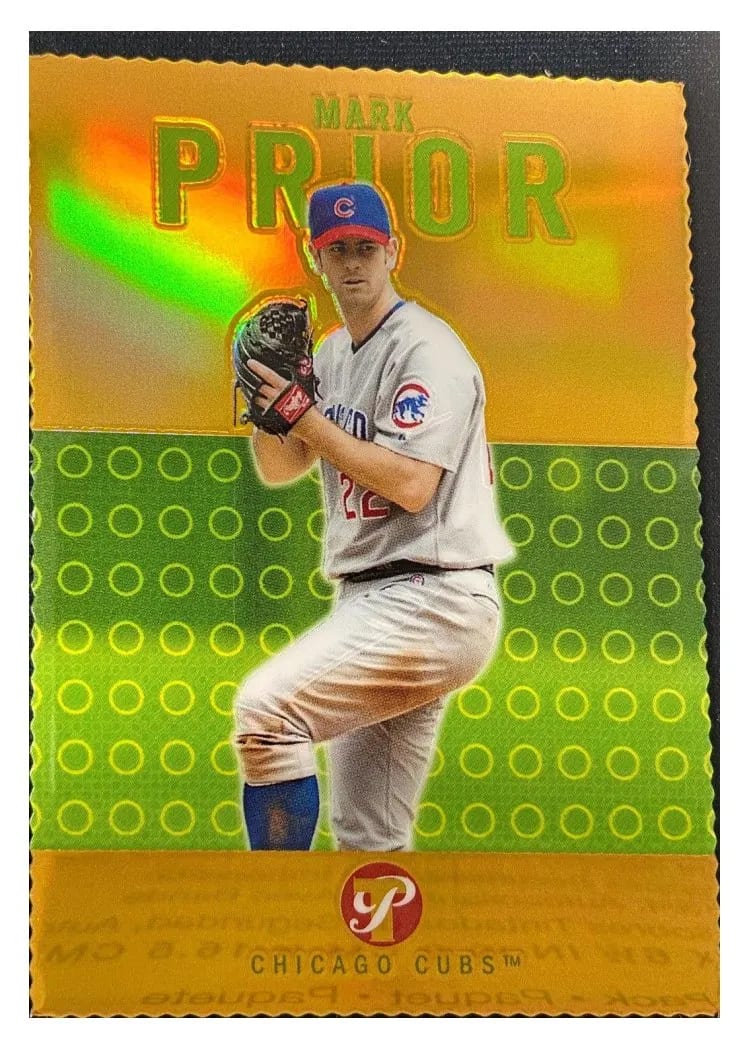 2003 Topps Pristine Mark Prior Gold Refractor #52 card