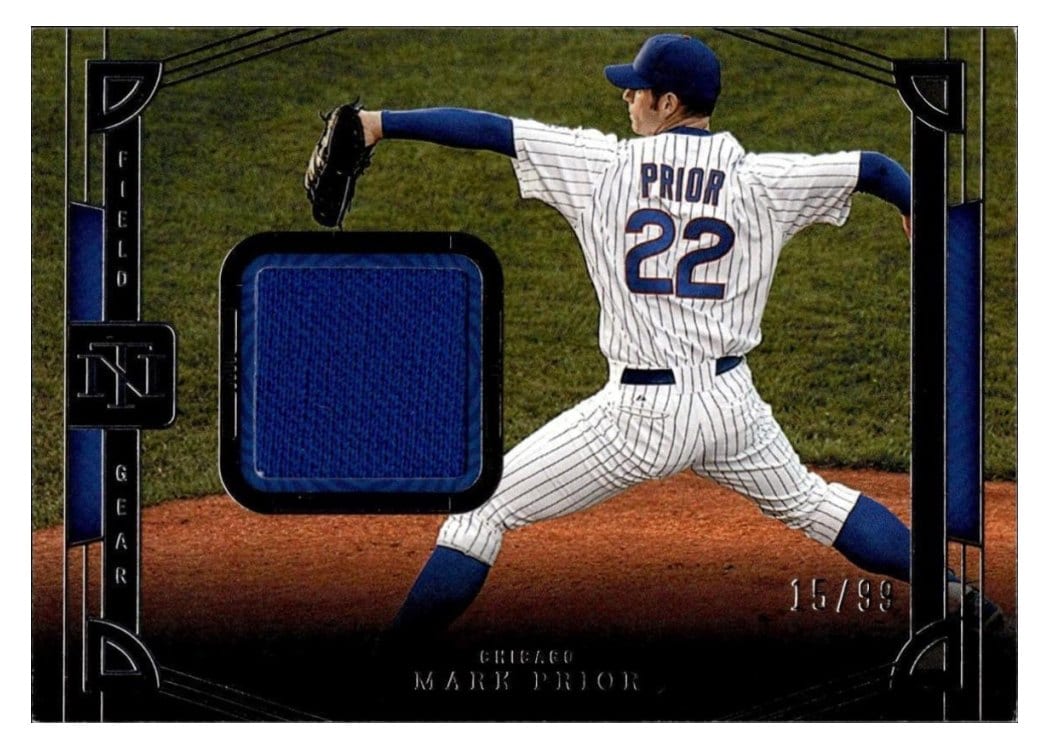 2023 Panini National Treasures Field Gear Mark Prior #15 card