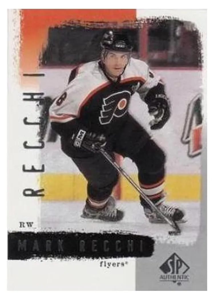 2000 SP Authentic Mark Recchi #66 card