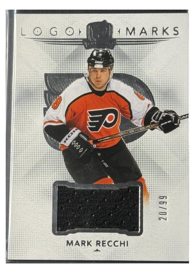 2024-25 Upper Deck The Cup Logomarks Mark Recchi #LM-MR card