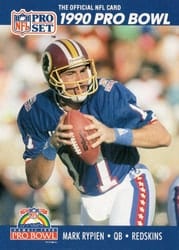 1990 Pro Set Base Set Mark Rypien #412 card
