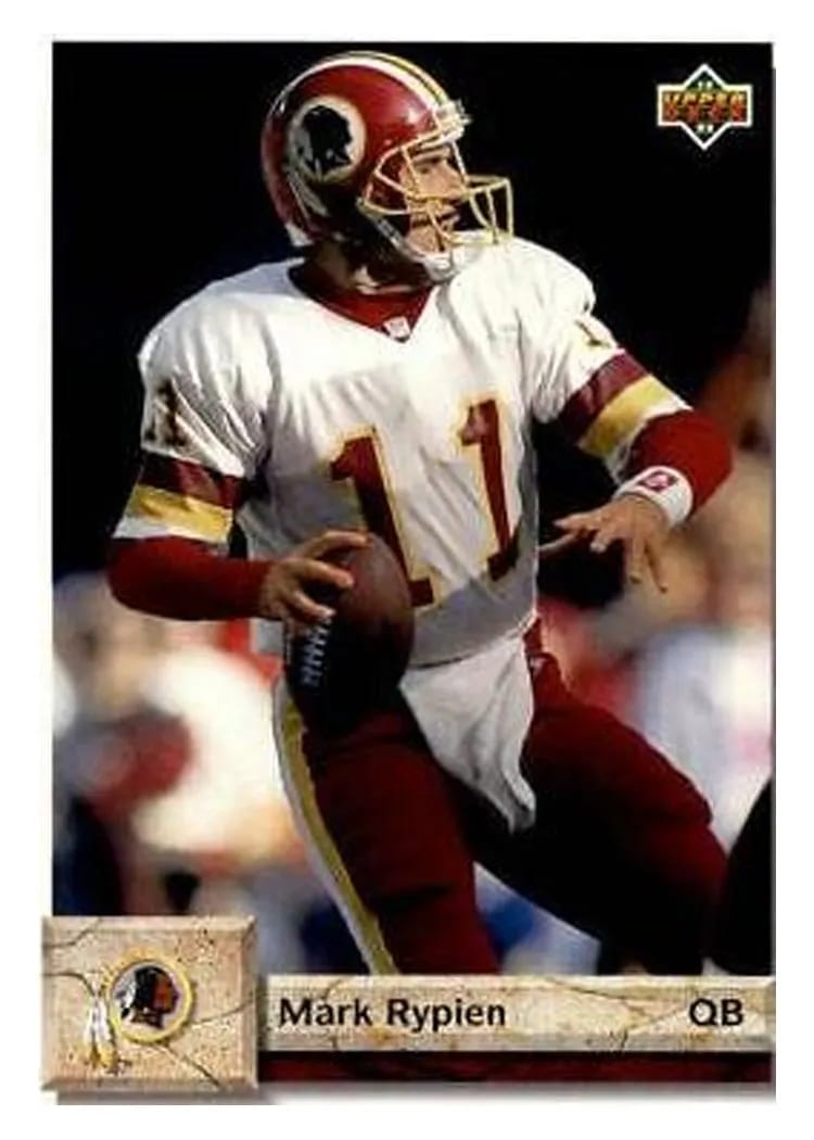 1992 Upper Deck Mark Rypien #246 card
