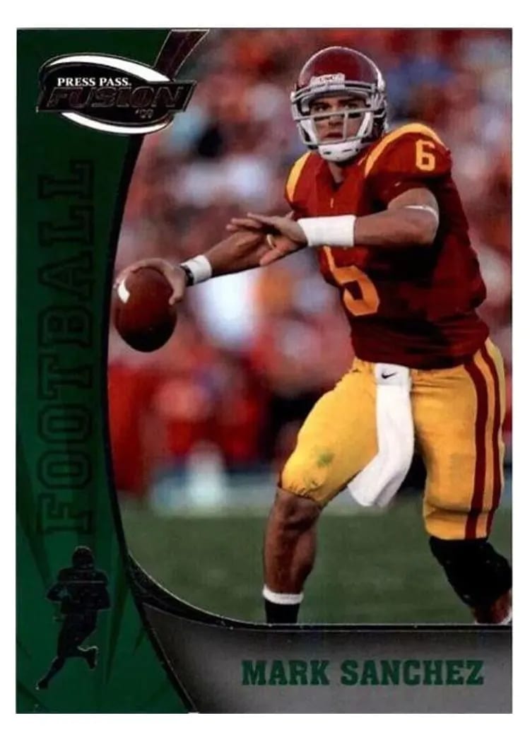 2009 Press Pass Mark Sanchez Fusion #52 card