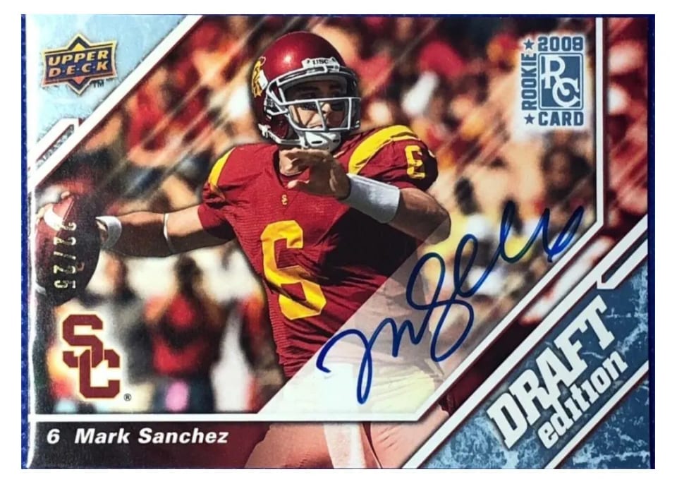 2009 Upper Deck Draft Edition Mark Sanchez #102 card