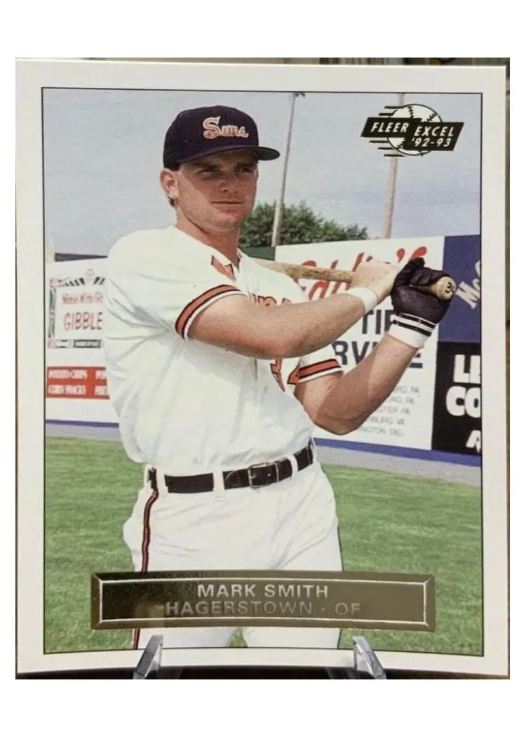 1992 Fleer Excel Mark Smith #127 card