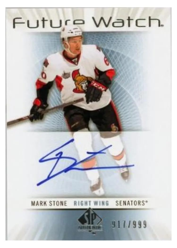 2012 SP Authentic Mark Stone #229 card