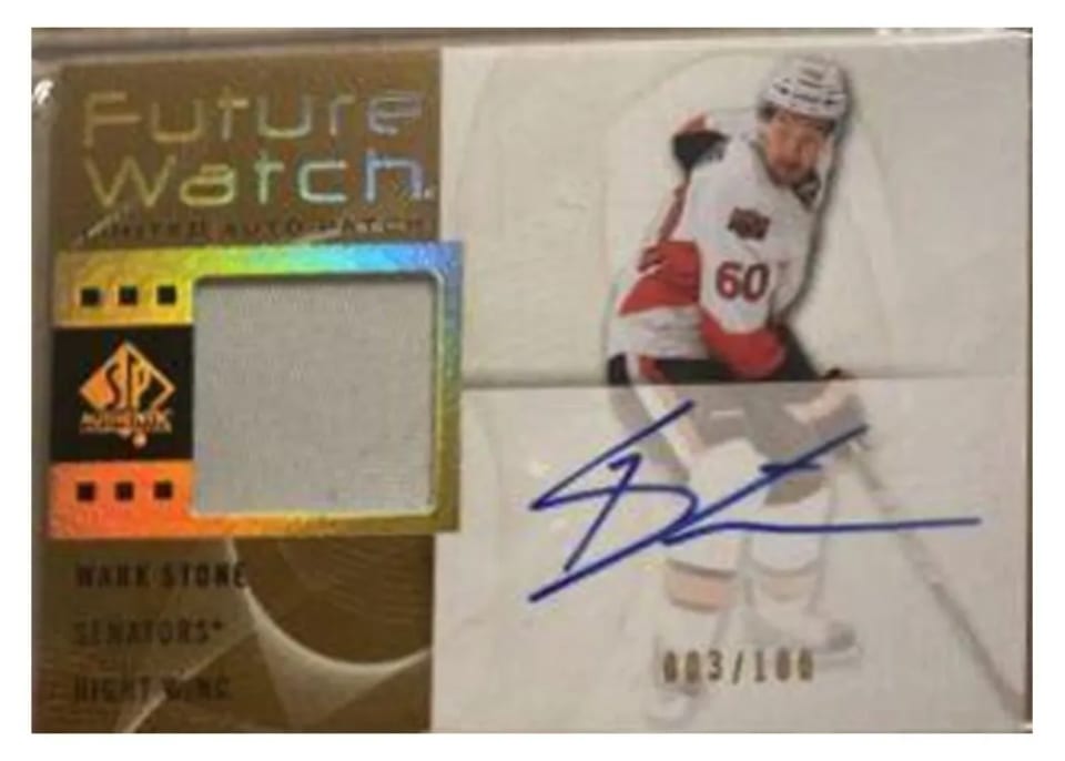 2012 SP Authentic Mark Stone #229 card