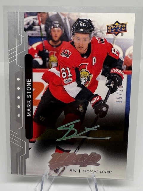 2018 Upper Deck MVP Mark Stone #23 card