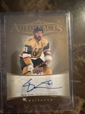 2023-24 Upper Deck Artifacts 2005-06 Retro - Autograph Facts Mark Stone #RAF-ST card