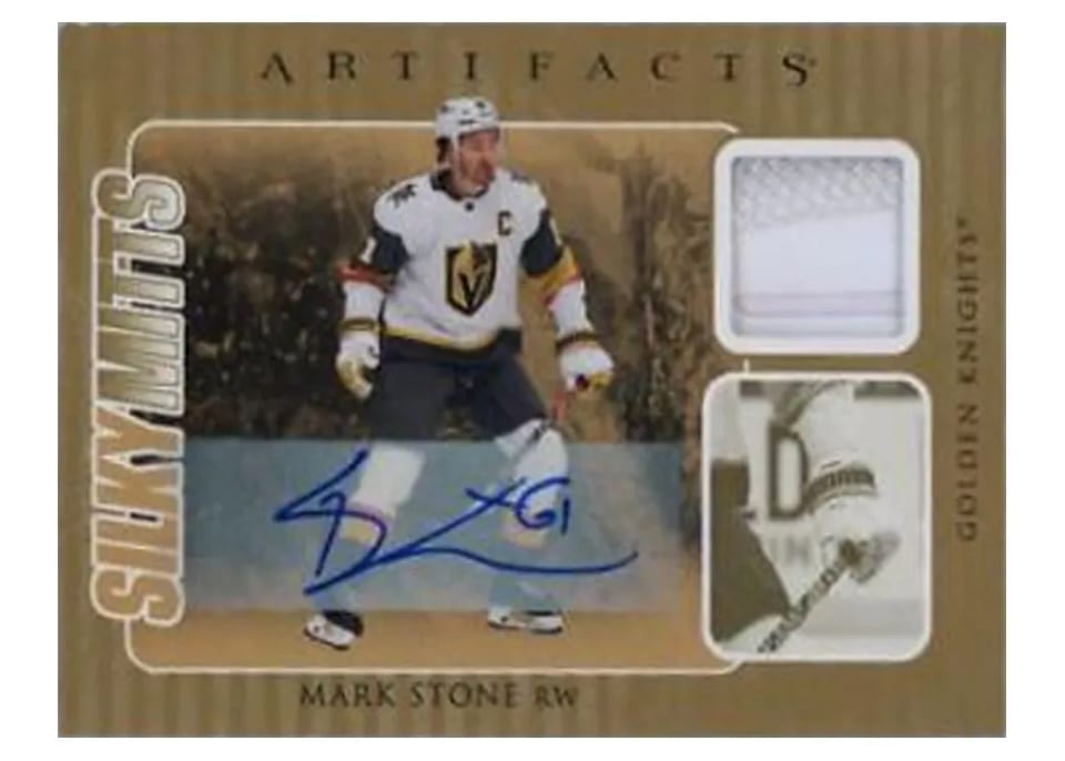 2023-24 Upper Deck Artifacts Silky Mits Mark Stone #SM-MS card