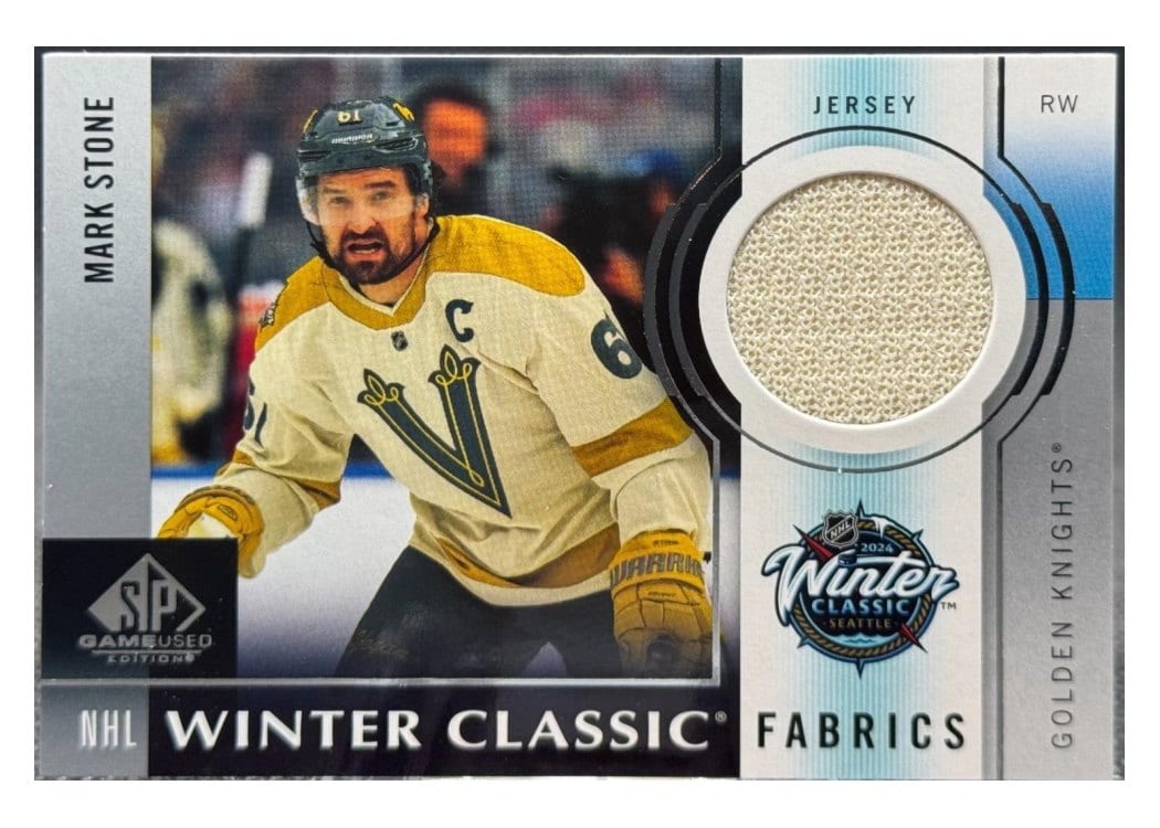 2024-25 SP Game Used 2024 Winter Classic Fabrics Mark Stone #WCF-10 card