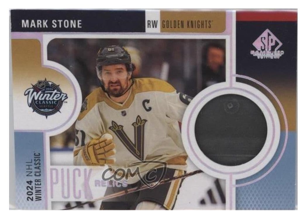 2024-25 SP Game Used 2024 Winter Classic Puck Relics Mark Stone #WCP-MS card