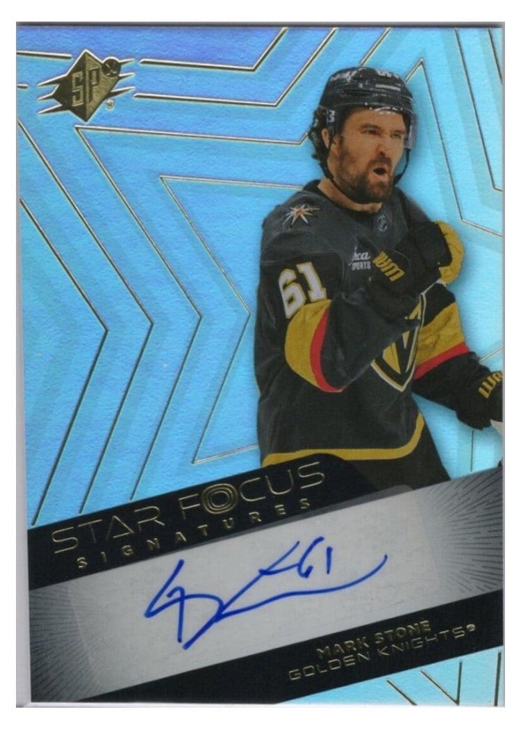 2024-25 SPx Star Focus Signatures Mark Stone #SF-MS card