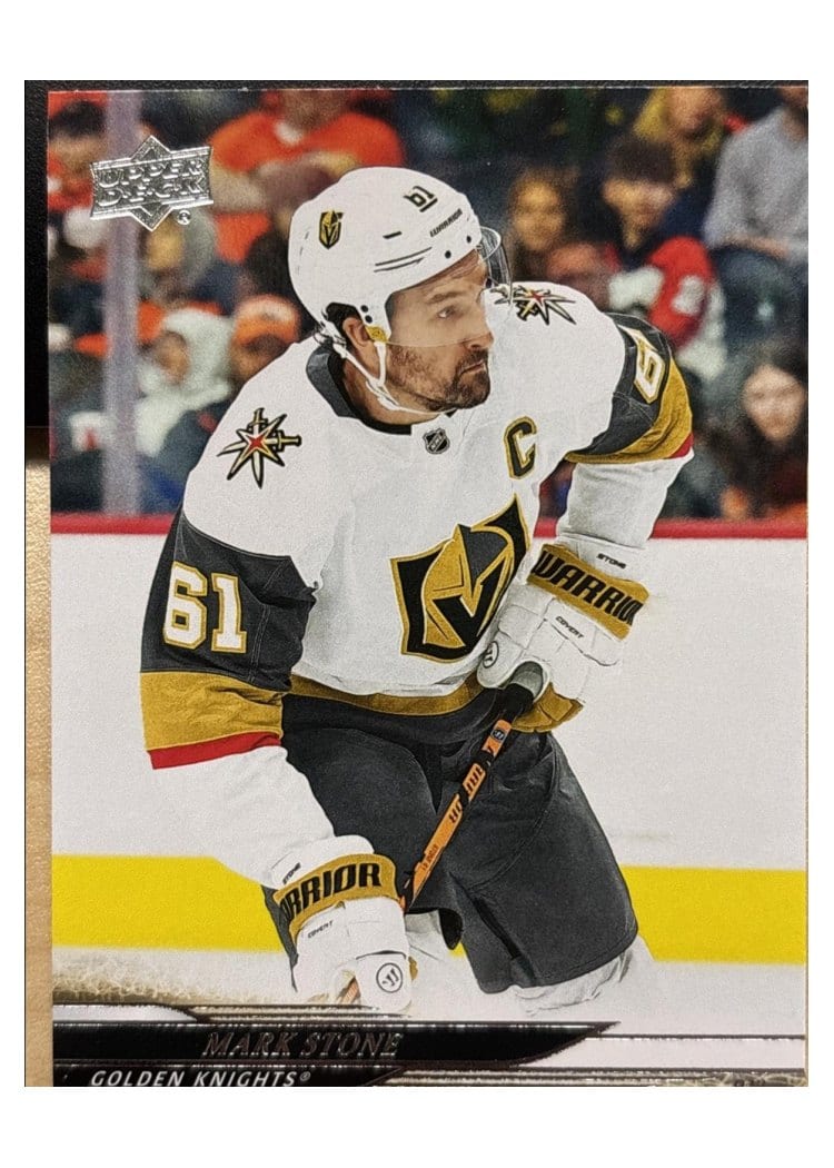 2024-25 Upper Deck Base Set Mark Stone Outburst Red #431 card