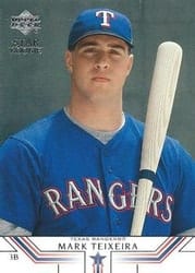 2002 Upper Deck Base Set Mark Teixeira #2 card