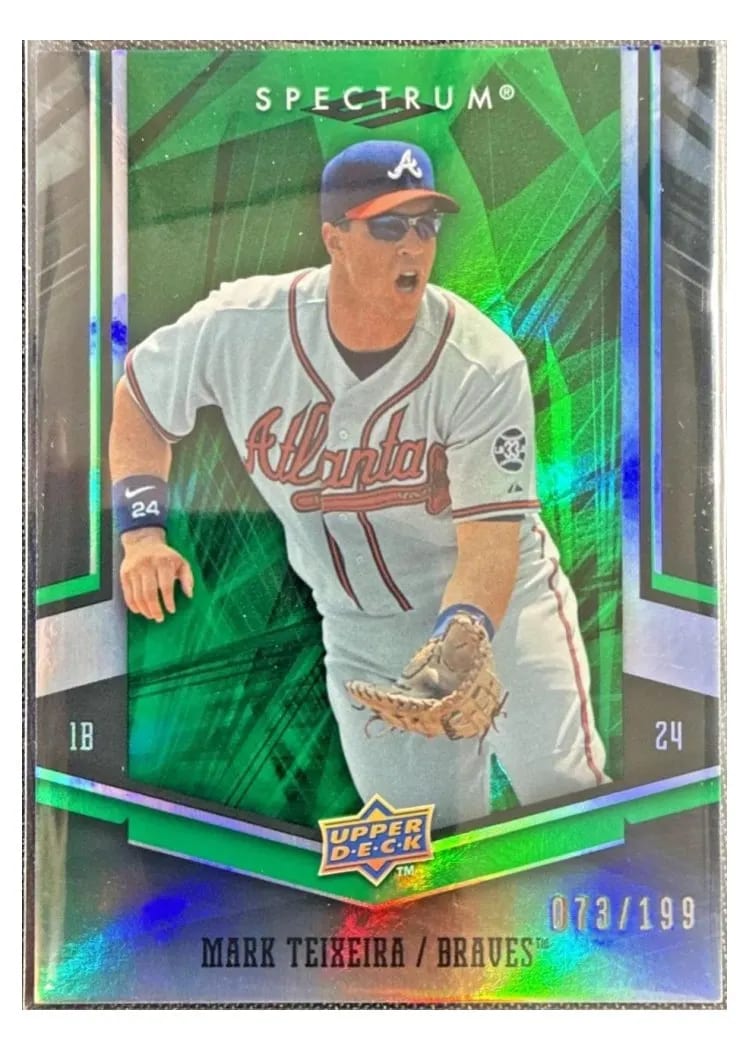 2008 Upper Deck Spectrum Mark Teixeira #7 card