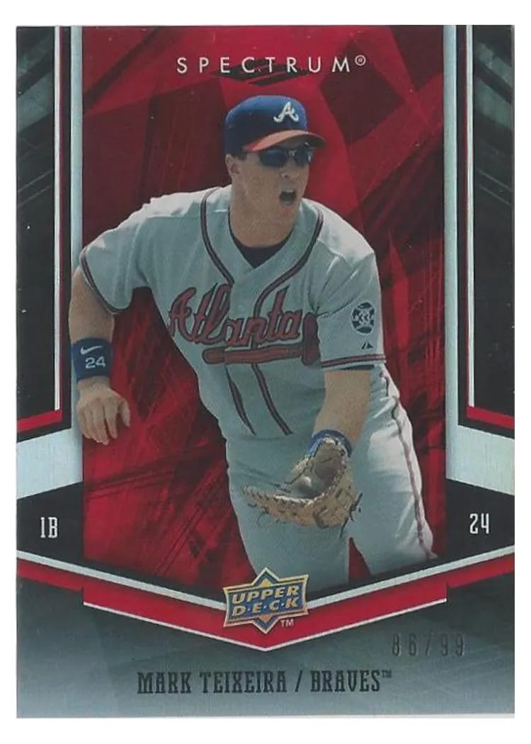 2008 Upper Deck Spectrum Mark Teixeira #7 card