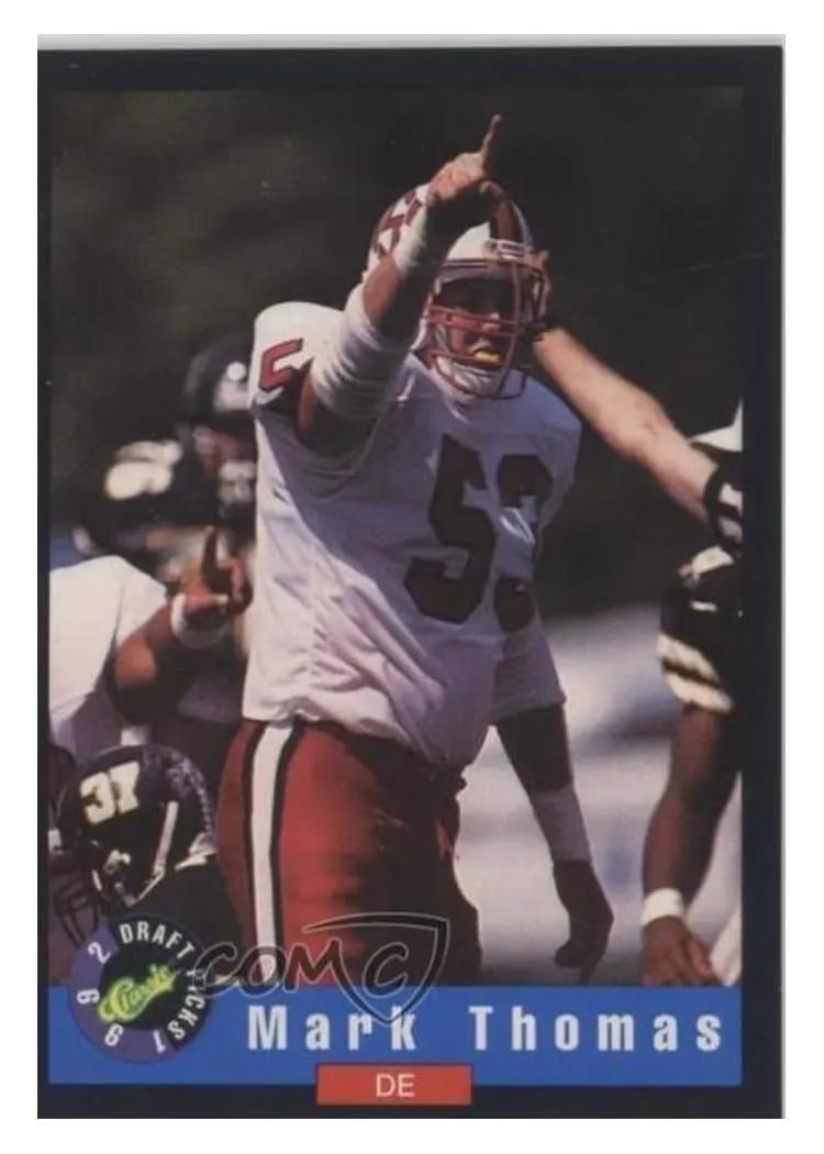 1992 Classic Draft Picks Mark Thomas #78 card