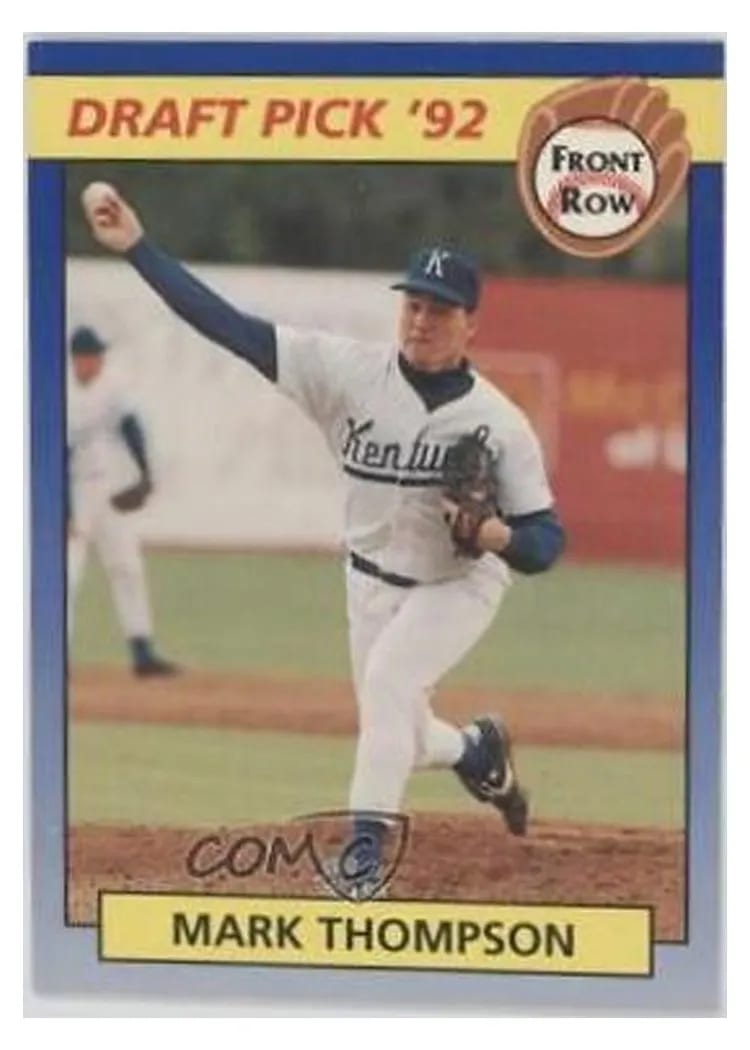 1992 Front Row Draft Picks Mark Thompson #75 card