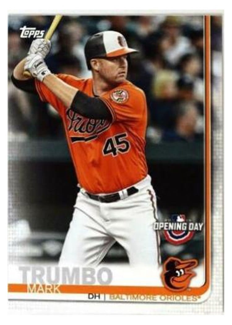 2019 Topps Opening Day Base Set Mark Trumbo #28 card