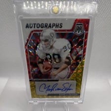 2024 Panini Mosaic Autographs Mosaic Mark van Eeghen #AM-MVE card