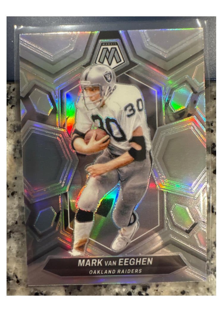 2024 Panini Mosaic Base Set Mark van Eeghen #250 card
