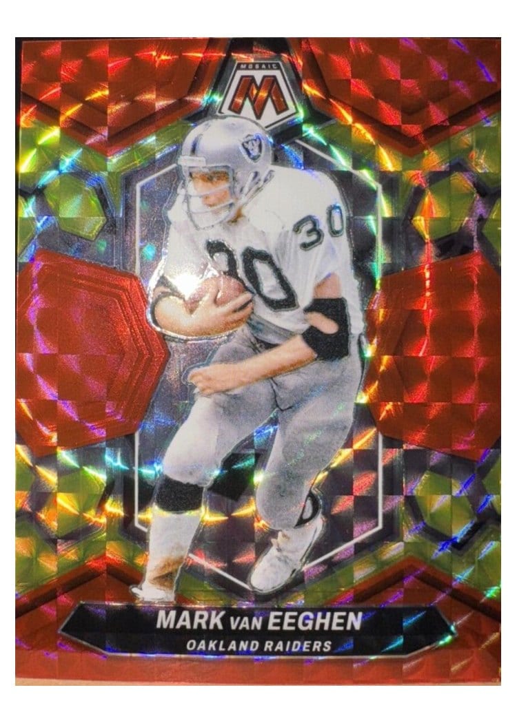 2024 Panini Mosaic Base Set Mark van Eeghen #250 card